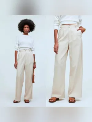 Madewell The Harlow Wide Leg Pant thumbnail 2