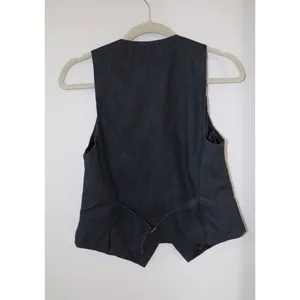 Central Park Denim Tuxedo Vest Blue Size M thumbnail 4