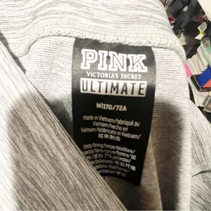 Victoria's Secret Pink Size Medium Grey Ultimate‎ High Waist Mesh Ankle Legging thumbnail 3