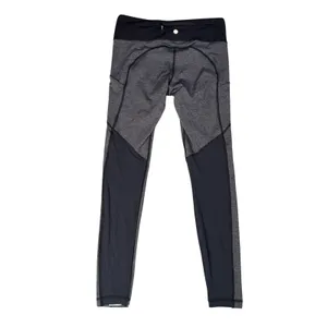 Lululemon‎ Speed Up Tight Women 8 Gray Black Excellent Mesh Pockets Leggings thumbnail 2