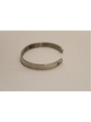 Jopcuff Women’s Expressions Silver Cuff Bracelet One Size thumbnail 3