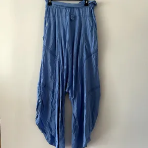 Free People Head Start Harem Blue Wide Leg Loose Pants Size M thumbnail 3