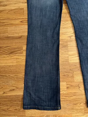 Wrangler Bootcut Jeans Juniors Size 11 Length 32 Dark Wash Pockets Stretch NWT thumbnail 15