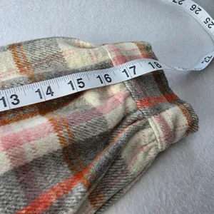 Altard‎ State Plaid Shacket Womens Grey Orange Pink Button Shirt Jacket Small thumbnail 10