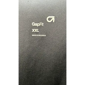 GapFit Exercise‎ Dress V-Neck XXL Black Built-in Shorts Pocket Athleisure Active thumbnail 3