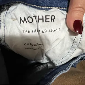 MOTHER The‎ Hustler Ankle In One Trick Pony High Rise Flare Denim Jeans thumbnail 10
