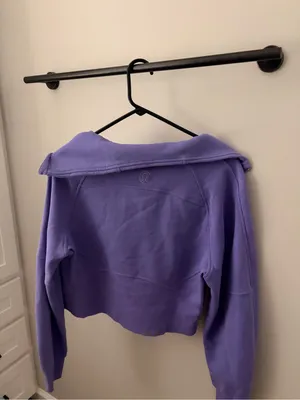 Lululemon Scuba Half-Zip Pullover in Lavender thumbnail 4