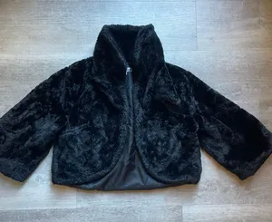 WD.NY Faux Fur Bolero Jacket Size S thumbnail 1