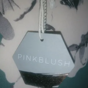 PinkBlush M Forest Green Floral Duster thumbnail 5