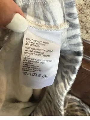 Neutral Zebra-Print Drawstring Joggers - Women thumbnail 8