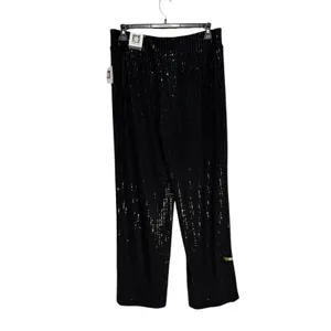 Anne Klein Black‎ Sequin Wide Leg Pants Size L thumbnail 13