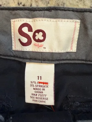 SO Black Women's Cargo Pants with Utility Pockets thumbnail 5