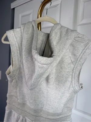 Free People Movement Jumpsuit Size XS Gray Hooded Wide Leg NWOT thumbnail 10