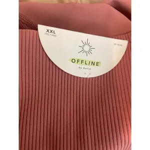 Offline by Aerie Women's Size XXL Athletic Leggings Dusty Pink Ribbed NWT thumbnail 4