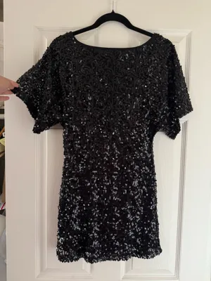 Windsor Black Sequin Dress thumbnail 4