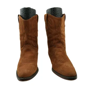 Nicole Boots Womens‎ 6 B Brown Leather Slouch Boots Made in Spain thumbnail 5