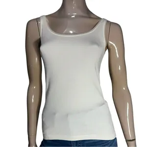 Wolford Women’s Size S White Ivory Classic Seamless Sleeveless Tank Top thumbnail 2