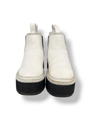 UGG Neumel Platform Chelsea Boots White Streetwear Urban Utility Size 7 thumbnail 3