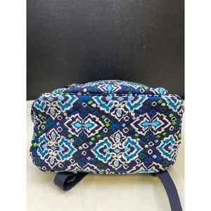 Vera Bradley Ink Blue Women's Floral Campus Backpack SKU 6098 thumbnail 7