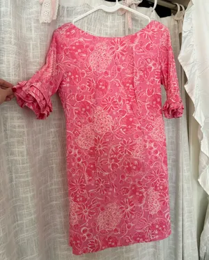 Lily Pulitzer Lilly Dress Pink thumbnail 1