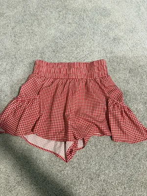 Red Gingham Athletic Shorts thumbnail 2
