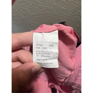 Nu Dimension Stretch Pink Scrub Pants Woman’s Size Large FLAWED-MARKS-STAINS thumbnail 15