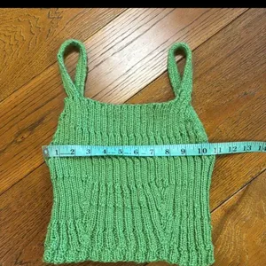 No‎ brand kelly green crochet top small thumbnail 3