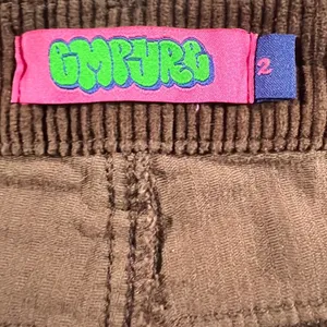 Empyre Tori Corduroy Pants Women 2 Brown Straight Leg Skate Streetwear Cotton thumbnail 4