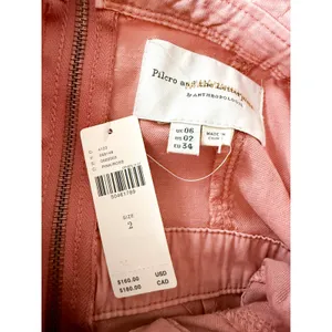 Pilcro Anthropologie | NWT Desmond Wide-Leg Jumpsuit Pink | Sz 2 thumbnail 9