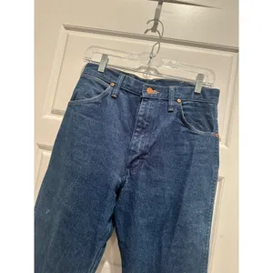 Wrangler Vintage 90s High Rise Jeans Straight Leg Mom Jeans Denim 9 x 30 thumbnail 7