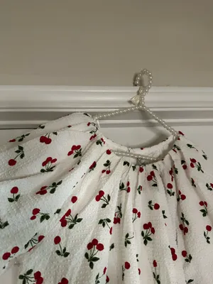 English Factory Cherry Print Skirt And Top Set thumbnail 4