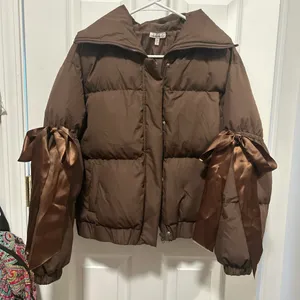 Brown Puffer Coat thumbnail 1