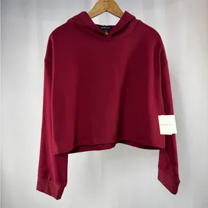 NWT Beyond Yoga‎ Happiness Cropped Hoodie in California Merlot Size Small thumbnail 3