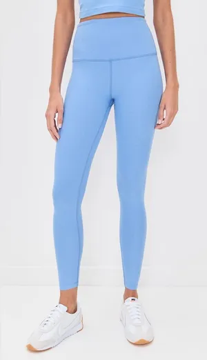 Beyond Yoga Spacedye Caught In the Midi High Waisted Leggings Blue Heather XS thumbnail 1