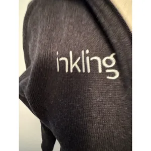 Patagonia Inkling Embroidered Quarter Zip‎ Fleece Pullover Black Women's Size M thumbnail 4