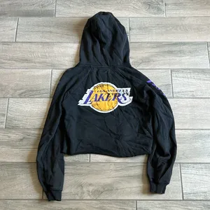 NBA Los Angeles lakers cropped hoodie thumbnail 4
