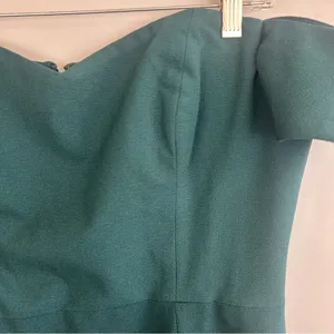 Dress the Population Bailey Pine Green Off the Shoulder Sheath/Bodycon Dress XL thumbnail 6