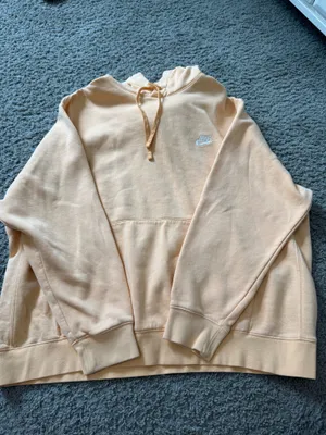Orange Nike Sweatshirt Hoodie thumbnail 1