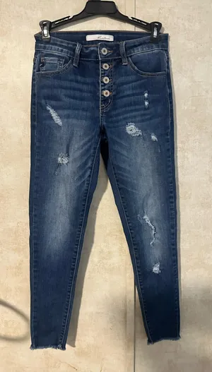 KanCan USA Skinny Jeans Distressed thumbnail 1