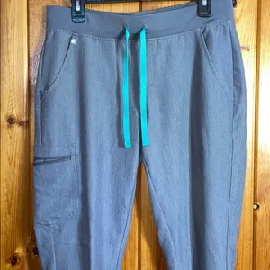 Figs Zamora Jogger Scrub Pants Graphite Gray Size Medium Womens doctor pants thumbnail 4