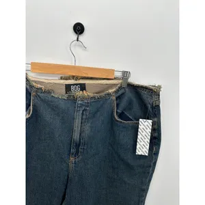 BDG Urban Outfitters‎ Straight Leg Jeans 34W Raw Waist Y2K Vintage Wash thumbnail 6