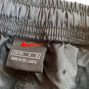Nike Vintage 90s Windbreaker Pants Black‎ Size L Nylon thumbnail 4