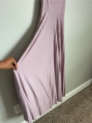 ASOS | Mauve Purple Spaghetti-Strap Pleated Maxi Dress Sz 0 thumbnail 5