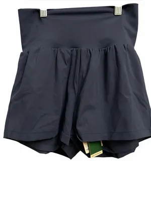 HALARA Navy High-Waist Short with Built-In Liner thumbnail 3