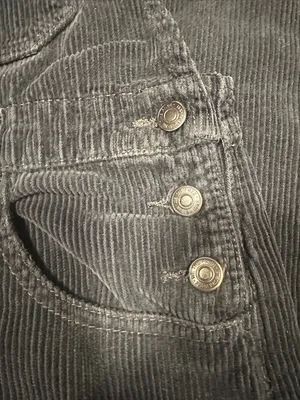 Free People Ziggy Corduroy Overalls Sz S thumbnail 5