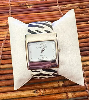 White House Black Market Black & White Zebra-Print Women's Watch Needs Battery thumbnail 1