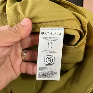 Athleta Women’s Vienna Slim Pants Tapestry Gold Sz 8 Tall‎ Career Office thumbnail 4
