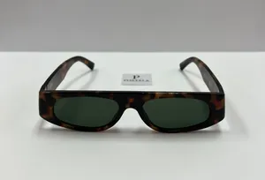 90s Style Oval Leopard Sunglasses Multi thumbnail 1