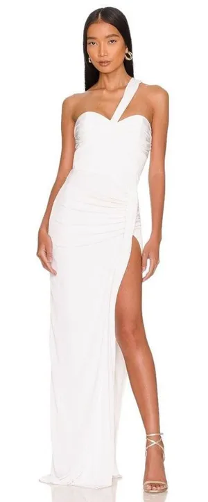 Katie‎ May Carter Gown in Ivory thumbnail 1