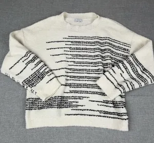 BALTICBORN‎ Sweater Womens L White Polyester Pullover Crew Neck Chunky-Knit thumbnail 1